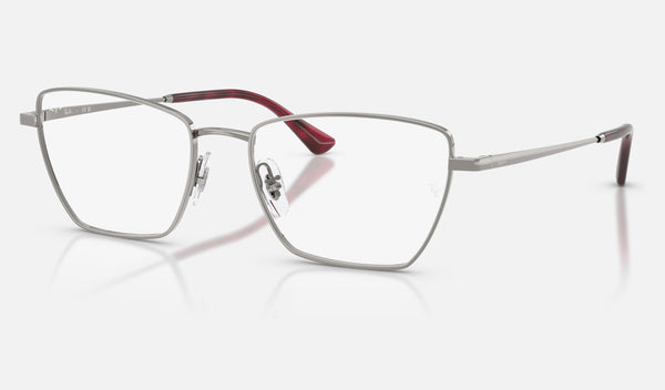 Ray-Ban RX6552 — Gunmetal — quarter view