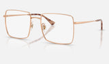 Ray-Ban RX6553 — Rose Gold — quarter view