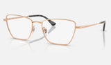 Ray-Ban RX6552 — Rose Gold — quarter view