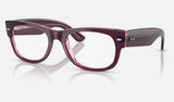 Ray-Ban Mega Wayfarer Ii RX0832V — Violet & Pink — quarter view