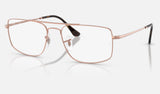 Ray-Ban RX6579 RX6579 — Copper — quarter view