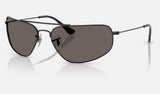 Ray-Ban RB3780 — Black / Dark Grey — quarter view