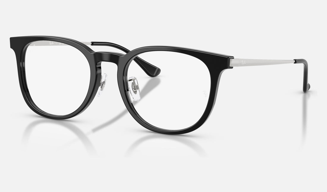 Ray-Ban RX5453D — Black — quarter view