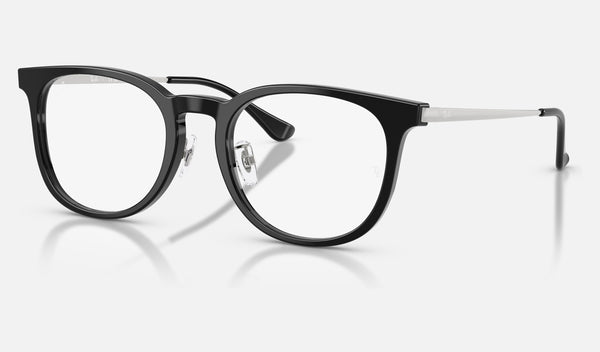 Ray-Ban RX5453D — Black — quarter view