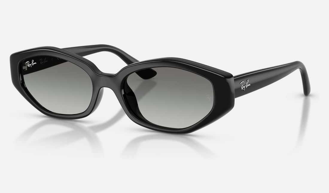 Ray-Ban RB4473D — Black / Gradient Grey — quarter view