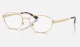 Ray-Ban RX3774VD — Light Gold — quarter view