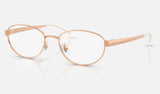 Ray-Ban RX3774VD — Rose Gold — quarter view