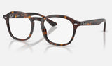 Ray-Ban RX5451F — Havana — quarter view