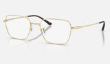 Ray-Ban RX8784D — Pale Gold — quarter view