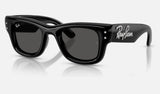 Ray-Ban Wayfarer Puffer RB4940B — Black & Strass / Ultra Black — quarter view