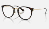 Ray-Ban RX7266D — Havana — quarter view
