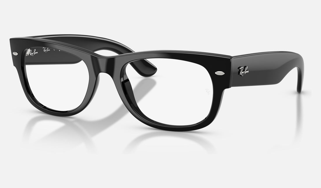 Ray-Ban Mega Wayfarer Ii RX0832VF — Black — quarter view