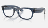 Ray-Ban Mega Wayfarer Ii RX0832VF — Dark Blue — quarter view