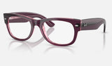 Ray-Ban Mega Wayfarer Ii RX0832VF — Violet & Pink — quarter view