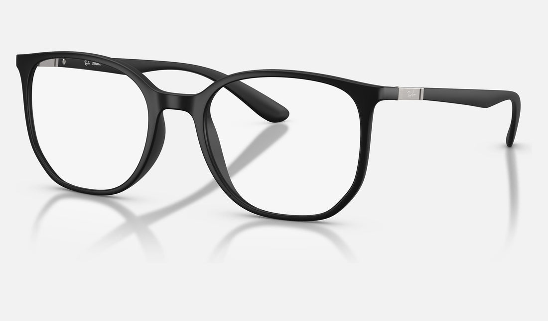 Ray-Ban RX7397 — Sand Black — quarter view