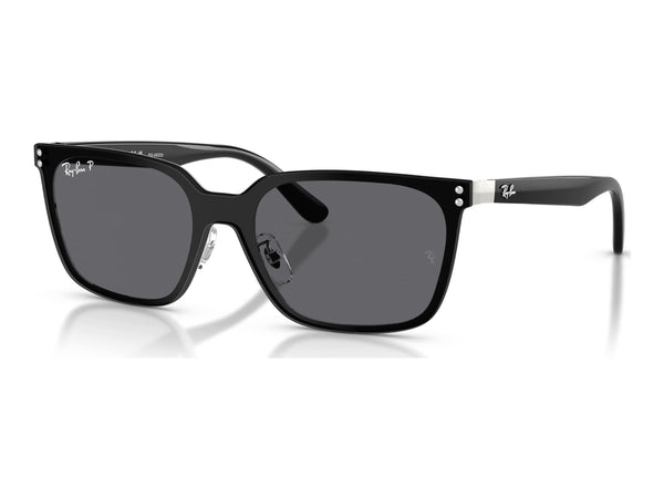 Ray-Ban RB3784D — Silver / Grey Polarized — quarter view