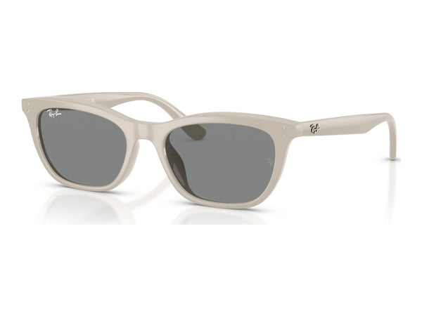 Ray-Ban RB4474D — Beige / Dark Grey — quarter view