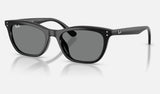 Ray-Ban RB4474D — Black / Dark Grey — quarter view