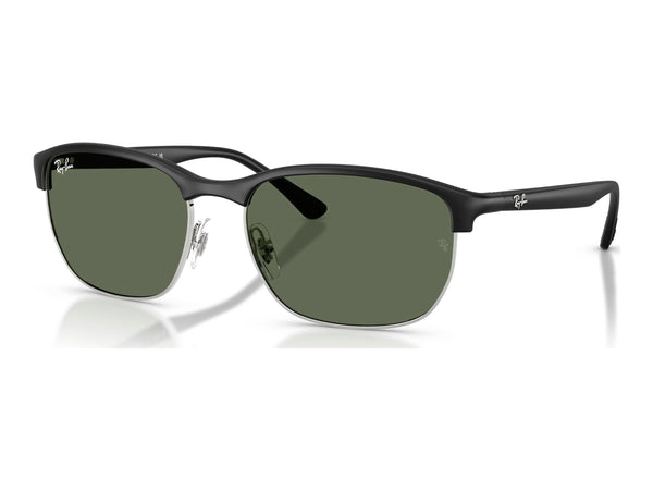 Ray-Ban RB4469 — Sand Black / Dark Green — quarter view