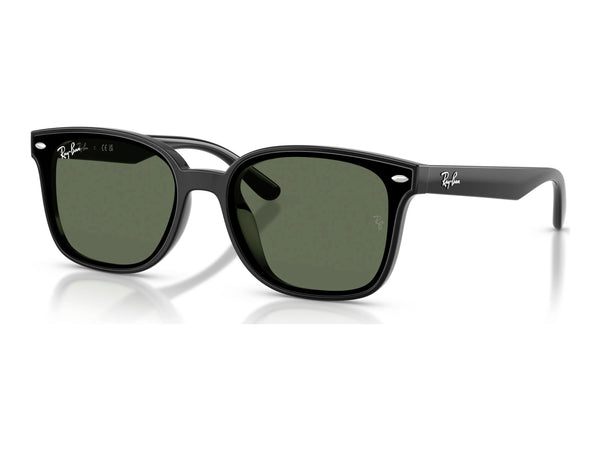 Ray-Ban RB4461D — Black / Dark Green — quarter view