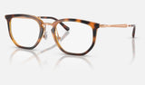 Ray-Ban Junior RY9085V — Striped Havana — quarter view