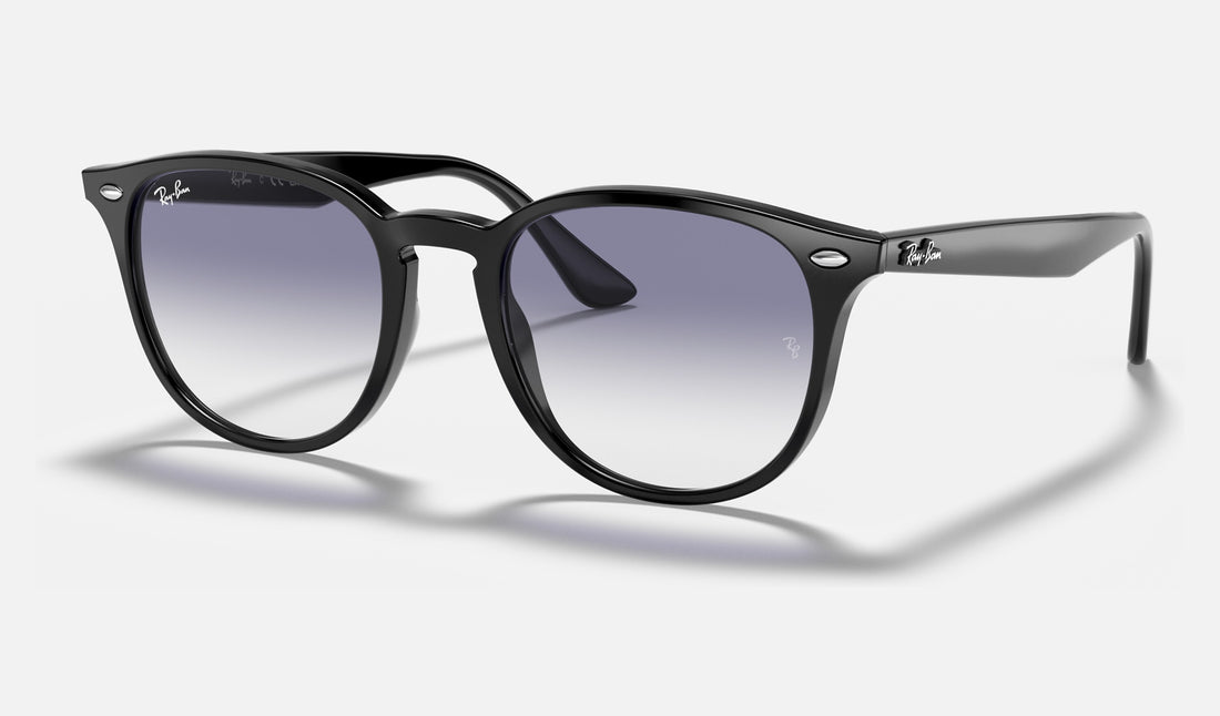 Ray-Ban RB4259F — Black / Light Blue — quarter view