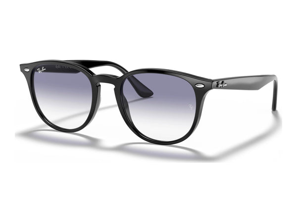 Ray-Ban RB4259F — Black / Light Blue — quarter view