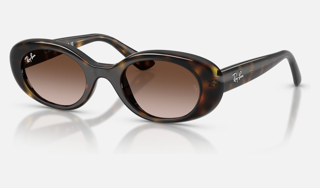 Ray-Ban Junior RJ9141SF — Havana / Gradient Brown — quarter view