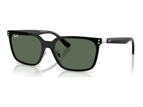 Ray-Ban RB3784D — Silver / Dark Green — quarter view