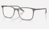 Ray-Ban RX5421 — Grey Transparent — quarter view