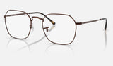 Ray-Ban Jim RX3694V — Brown — quarter view