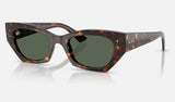 Ray-Ban Zena RB4430 — Havana / Dark Green — quarter view