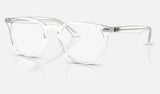 Ray-Ban RX7159 — Transparent — quarter view