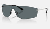 Ray-Ban RB3781 — Silver / Grey — quarter view