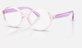 Ray-Ban Junior RY1905 — Transparent Pink — quarter view