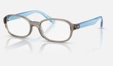 Ray-Ban Junior RY1904 — Transparent Grey — quarter view