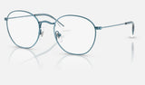 Ray-Ban Junior Junior Rob RY9572V — Light Blue — quarter view