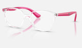 Ray-Ban Junior RY1598 — Transparent — quarter view