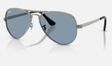 Ray-Ban Aviator Max RB3925 — Gunmetal / Blue — quarter view
