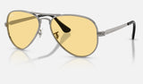 Ray-Ban Aviator Max RB3925 — Gunmetal / Yellow — quarter view