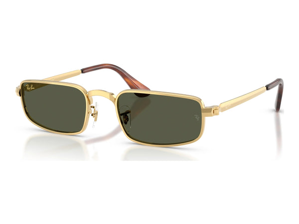 Ray-Ban RB3927 — Arista Gold / Green — quarter view