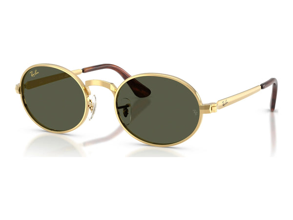 Ray-Ban RB3931 — Arista Gold / Green — quarter view