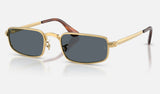 Ray-Ban RB3927 — Arista Gold / Blue — quarter view