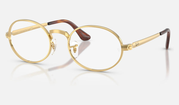 Ray-Ban RX3931V — Arista Gold — quarter view