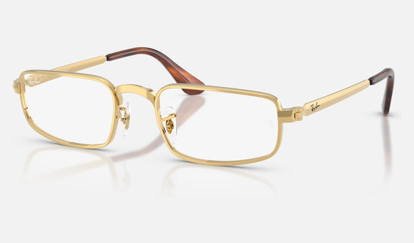 Ray-Ban RX3927V — Arista Gold — quarter view