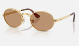 Ray-Ban RB3931 — Arista Gold / Brown — quarter view