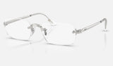 Ray-Ban RX3928V — Silver — quarter view
