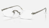 Ray-Ban RX3928V — Grey — quarter view
