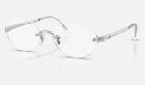 Ray-Ban RX3929V — Silver — quarter view