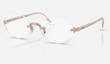 Ray-Ban RX3929V — Light Pink — quarter view